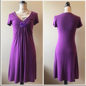 Boden jeweled cap sleeve lined dress